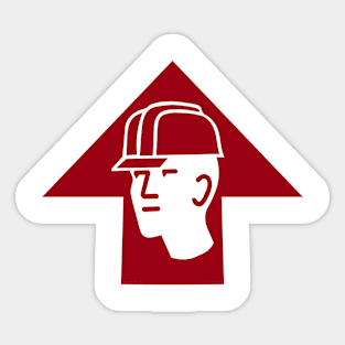 Men At Work Sticker